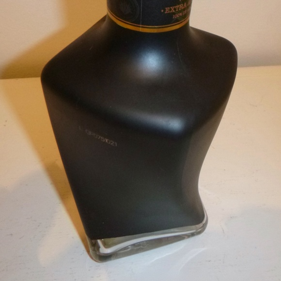 TWISTED GLASS BLACK TEQUILA BOTTLE EMPTY ADDICTIVO - Picture 11 of 16